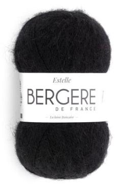 Fil à tricoter - ESTELLE NOIR - Bergère de France