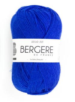 Fil à tricoter - IDEALE BB BLEU ROI - Bergère de France