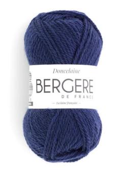 Fil à tricoter - DOUCELAINE MARIN - Bergère de France
