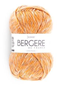 Fil à tricoter - JEANNE MANDARINE OR - Bergère de France