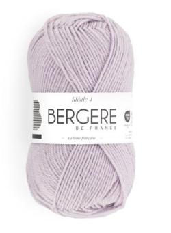 Fil à tricoter - IDEALE 4 LILAS - Bergère de France