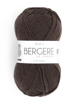 Fil à tricoter - IDEALE 4 CACAO - Bergère de France