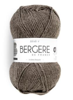 Fil à tricoter - IDEALE 4 TAUPE - Bergère de France