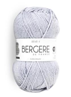 Fil à tricoter - IDEALE 4 GRIS PERLE - Bergère de France