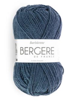 Fil à tricoter - BARISIENNE BLEU ACIER - Bergère de France