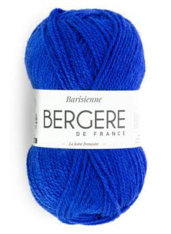 Fil à tricoter - BARISIENNE BLEU SMALT - Bergère de France