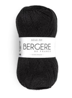Fil à tricoter - IDEALE BB NOIR - Bergère de France