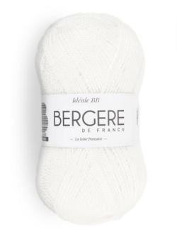 Fil à tricoter - IDEALE BB BLANC - Bergère de France