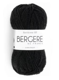 Fil à tricoter - BARISIENNE BB NOIR - Bergère de France