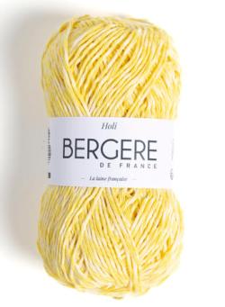 Fil à tricoter - HOLI JAUNE - Bergère de France
