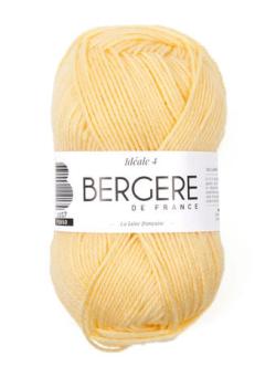 Fil à tricoter - IDEALE 4 CREME - Bergère de France