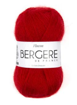 Fil à tricoter - FLOCON VERMILLON - Bergère de France