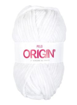 Fil à tricoter - ORIGIN PELO BLANC - Bergère de France