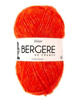Fil à tricoter - TRESOR ORANGE OR - Bergère de France