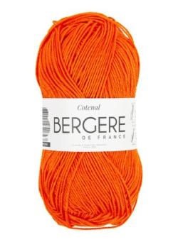 Fil à tricoter - COTENAL ORANGE - Bergère de France