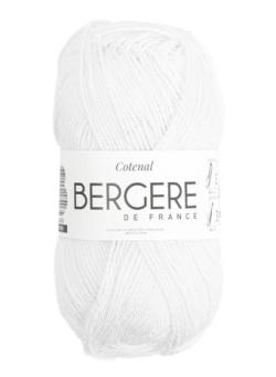 Fil à tricoter - COTENAL BLANC - Bergère de France