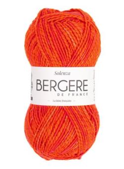 Fil à tricoter - SOLENZA ORANGE - Bergère de France