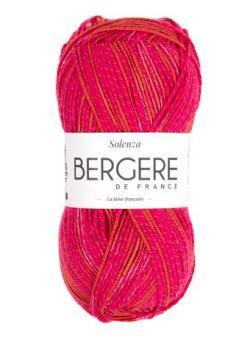 Fil à tricoter - SOLENZA ROSE - Bergère de France