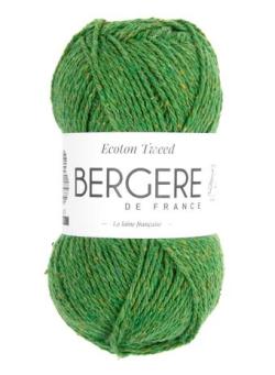 Fil à tricoter - ECOTON TWEED CACTUS - Bergère de France