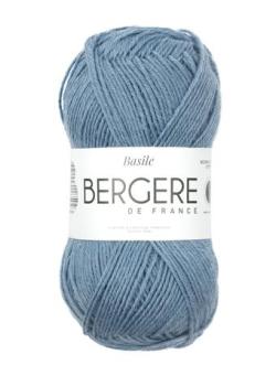 Fil à tricoter - BASILE INDIGO - Bergère de France