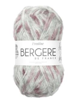Fil à tricoter - FROSTINE ECRU GRIS - Bergère de France