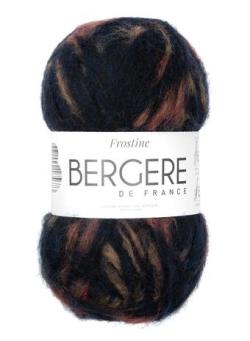 Fil à tricoter - FROSTINE NUIT FAUVE - Bergère de France