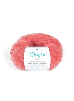Fil à tricoter - BABY MOHAIR MERINOS COTON FRAISE - Bergère de France