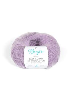 Fil à tricoter - BABY MOHAIR MERINOS COTON VIOLETTE - Bergère de France