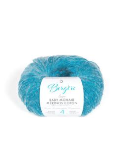 Fil à tricoter - BABY MOHAIR MERINOS COTON LAGON - Bergère de France