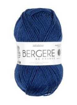Fil à tricoter - IDEALAINE COBALT - Bergère de France