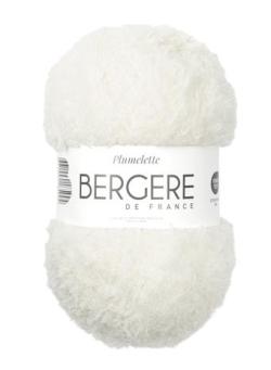 Fil à tricoter - PLUMELETTE ECRU - Bergère de France
