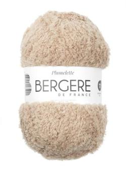 Fil à tricoter - PLUMELETTE BEIGE - Bergère de France