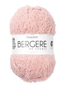 Fil à tricoter - PLUMELETTE ROSE - Bergère de France