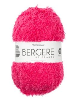 Fil à tricoter - PLUMELETTE FUSHIA - Bergère de France