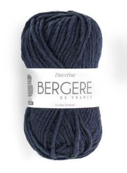Fil à tricoter - DUVETINE BLEU MARINE - Bergère de France