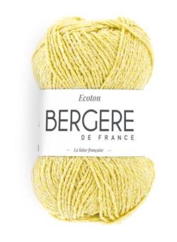 Fil à tricoter - ECOTON PAILLE - Bergère de France