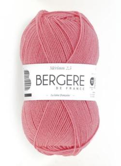 Fil à tricoter - MERINOS 2.5 CORAIL BEBE - Bergère de France