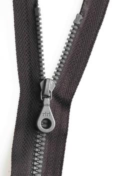 Fermeture séparable gris foncé 45 cm - Bergère de France