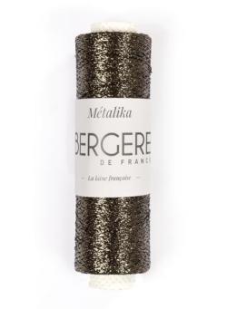 Fil à tricoter - METALIKA ACIER - Bergère de France