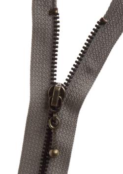 Fermeture non séparable grise 25 cm - Bergère de France