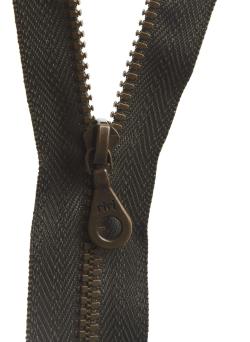 Fermeture séparable kaki/bronze 70 cm - Bergère de France
