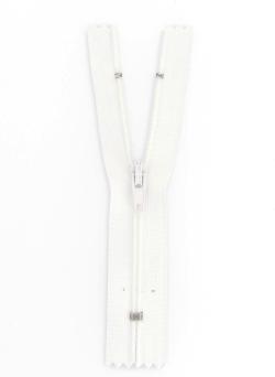 Fermeture nylon non séparable blanc, 12 cm - Bergère de France