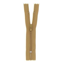 Fermeture nylon non séparable camel, 12 cm - Bergère de France