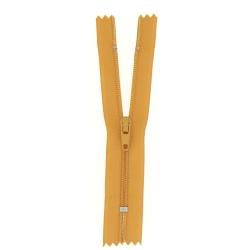 Fermeture nylon non séparable ocre, 55 cm - Bergère de France