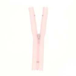 Fermeture nylon non séparable rose pâle, 40 cm - Bergère de France