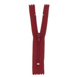 Fermeture nylon non séparable bordeaux, 18 cm - Bergère de France