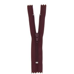 Fermeture nylon non séparable prune, 40 cm - Bergère de France