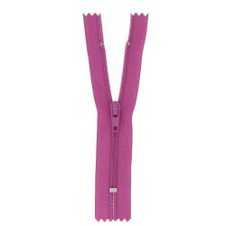 Fermeture nylon non séparable rose, 20 cm - Bergère de France