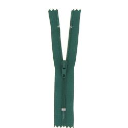 Fermeture nylon non séparable vert sapin, 25 cm - Bergère de France