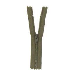Fermeture nylon non séparable kaki, 45 cm - Bergère de France